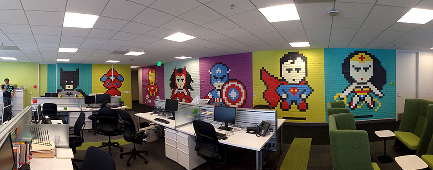office-wall-post-it-art-superheroes-ben-brucker-19