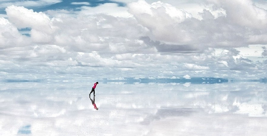 بزرگترین پهنه نمکی دنیا در بولیوی